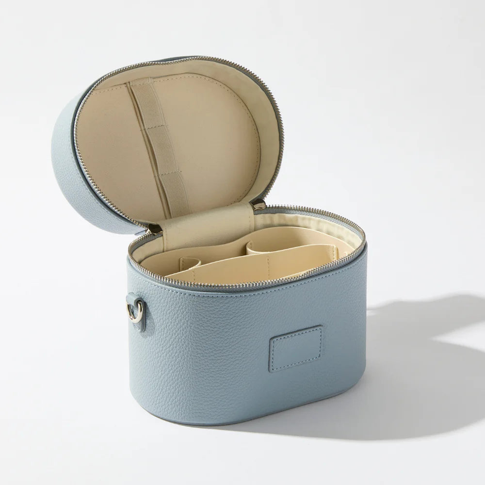 Premium Oval Toiletry Case for Travel - Waterproof Cosmetic Bag with Hanging Hook, Perfect for Toiletries, Makeup & Shampoo | Ideal for Vacation, Gym & Business Trips