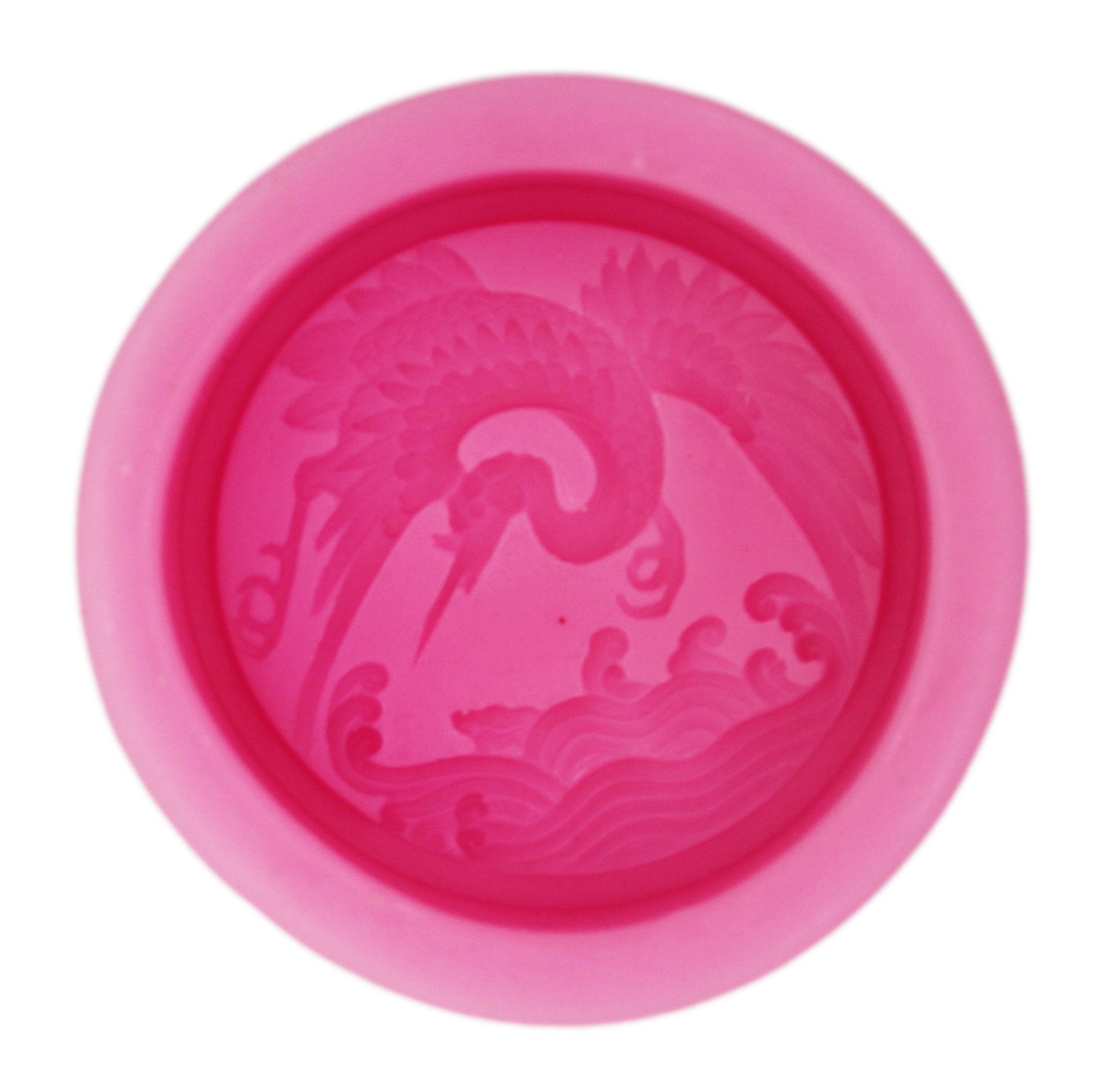 Handmade Red-Crowned Crane Silicone Soap Mold 0961 - DIY Craft Art for Bath Bombs, Candles & Resin - Perfect for Home Spa, Wedding Favors & Gift Making