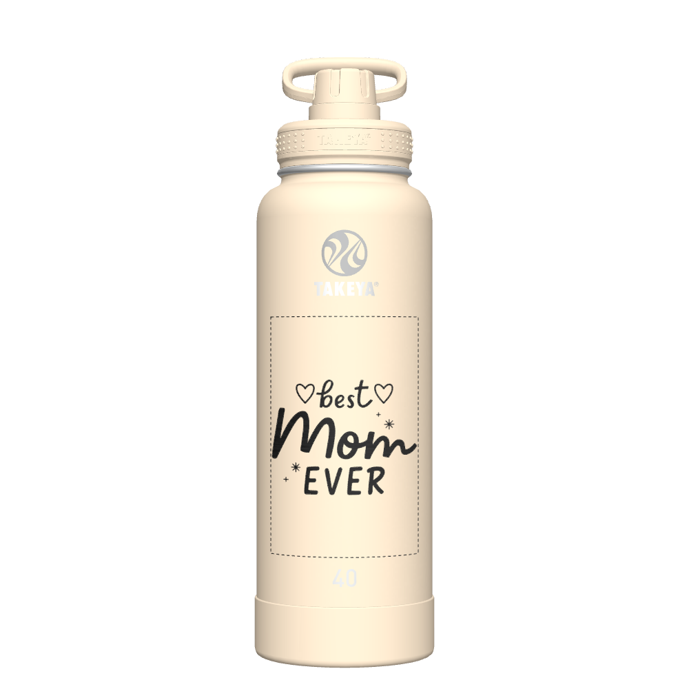 40oz Leak-Proof Bottle Spout Lid for Oat Milk - Customizable & Reusable - Perfect for Smoothies, Coffee, and On-the-Go Drinks