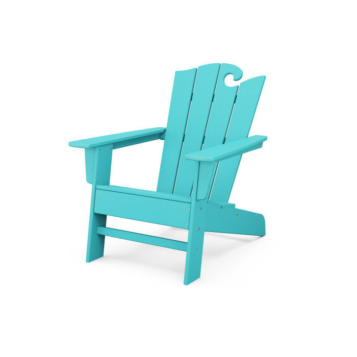 POLYWOOD Ocean Chair - Durable Outdoor Adirondack Chair for Patio, Beach & Poolside - Weather-Resistant & Eco-Friendly Recycled Plastic Furniture