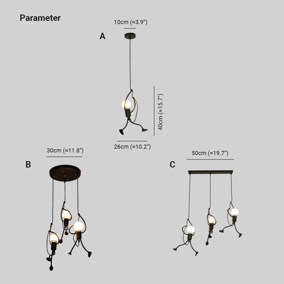 Modern White Pendant Light - Stylish & Playful Hanging Fixture for Kitchen Island, Dining Room & Bedroom Decor