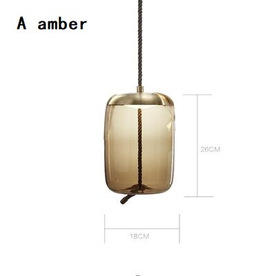 Modern Clear Smoke Glass Pendant Light - Elegant Hanging Fixture for Dining Room, Kitchen Island, or Entryway Lighting