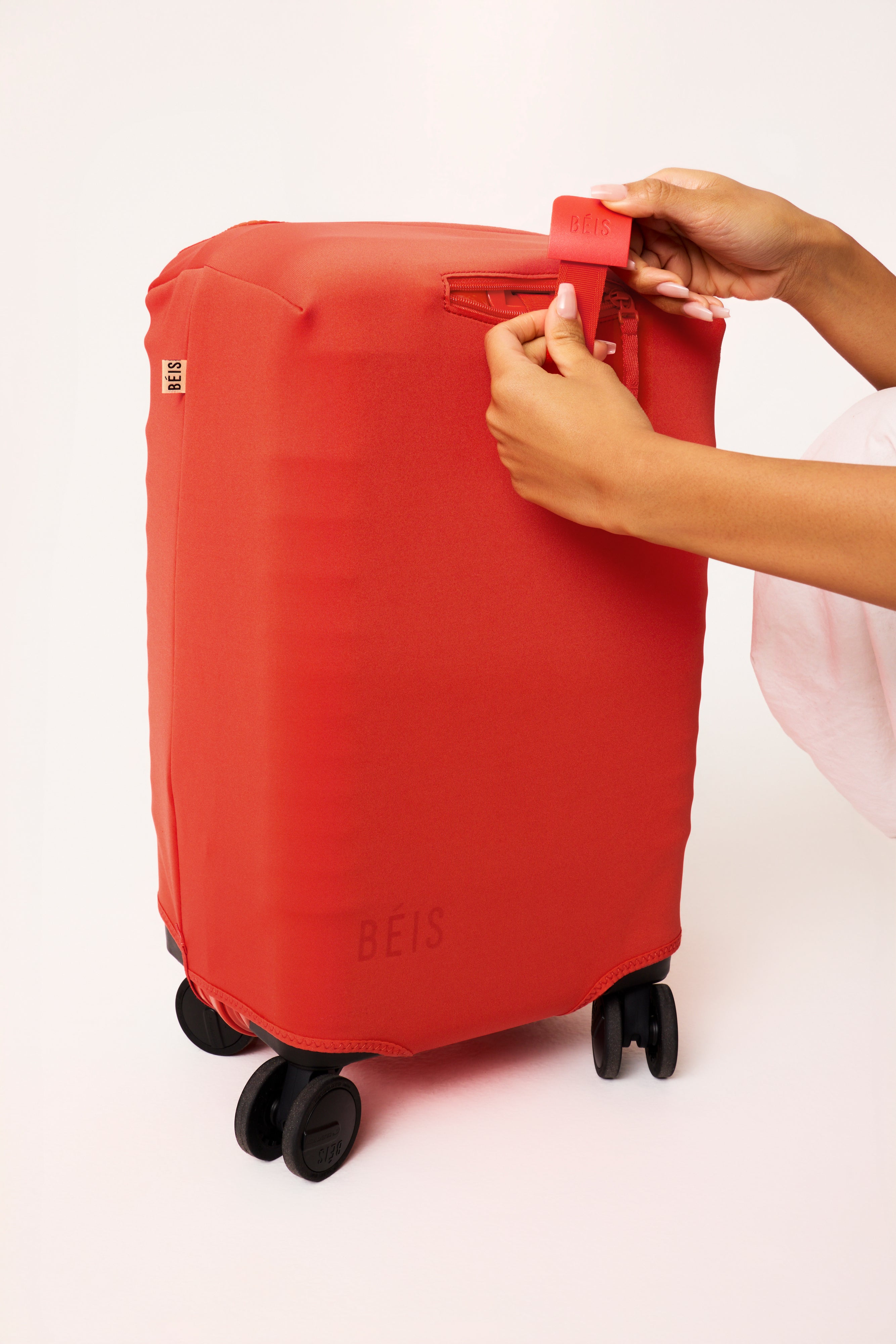 Flame-Resistant Small Carry-On Luggage Cover - Waterproof Travel Suitcase Protector for Airplanes & Trains | Perfect for Business Trips & Weekend Getaways