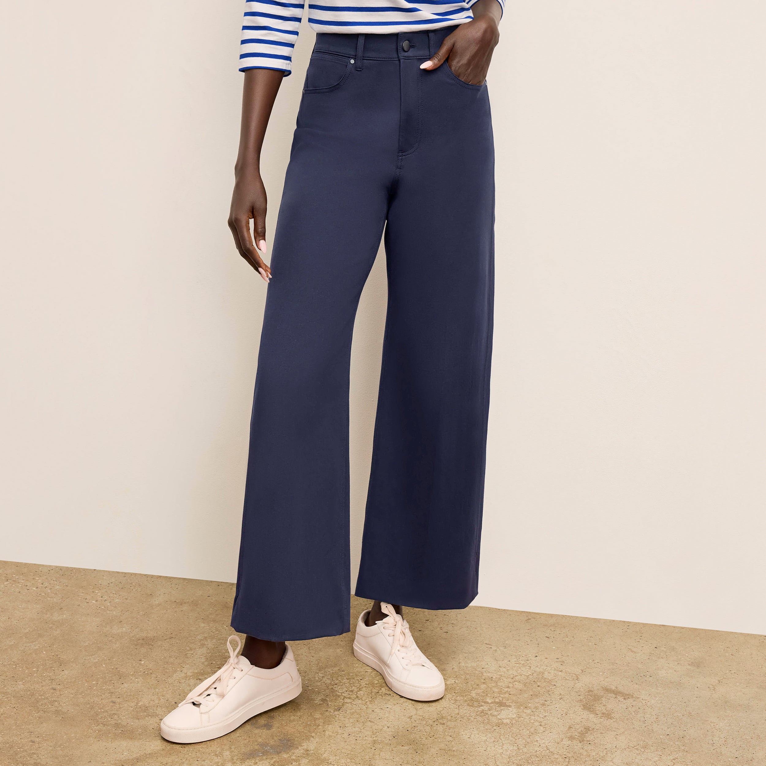 Eco-Friendly Milo Jean - Better Than Denim in Dark Navy | Sustainable Fashion for Casual Wear & Everyday Outfits