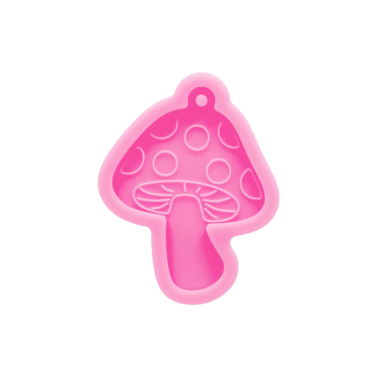 33Pcs Epoxy Resin Molds Kit - 3Pcs Mushroom Silicone Molds with Keychain & Jump Rings for DIY Jewelry Making, Pendant Craft, Resin Casting & Polymer Clay - Perfect for Handmade Gifts, Home Decor & Craft Projects