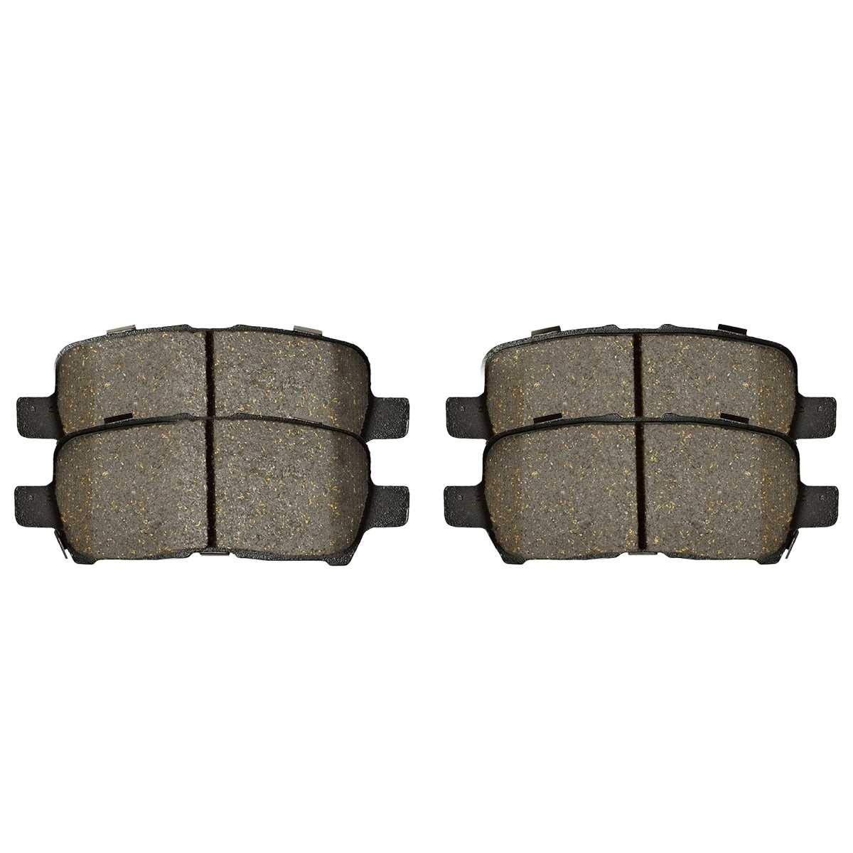 High-Performance Ceramic Brake Pads for 2005-2013 Ford Mustang - Rear Brake Pads Replacement - Perfect for Daily Driving & Performance Upgrades
