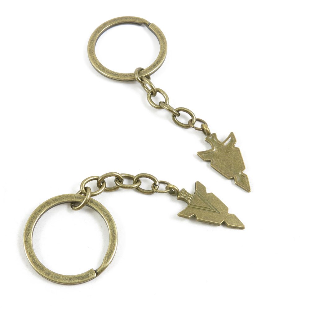 Arrowhead Keychain - Jewelry Keyring for Car Keys, Door Keys, and Key Tags | Durable Metal Key Chain with Arrow Head Design - Perfect for Gifts, Travel, and Everyday Use