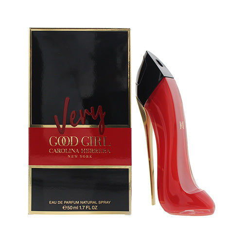 Carolina Herrera Very Good Girl 50ml EDP Perfume for Women - Floral Fruity Fragrance, Long-Lasting Luxury Scent for Date Night & Special Occasions