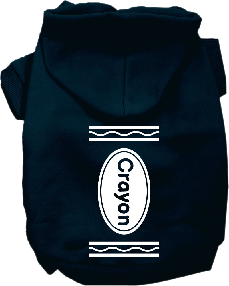 Colorful Crayon Costume Screen Print Hoodie for Kids - Fun Dress-Up & Halloween Costume Idea