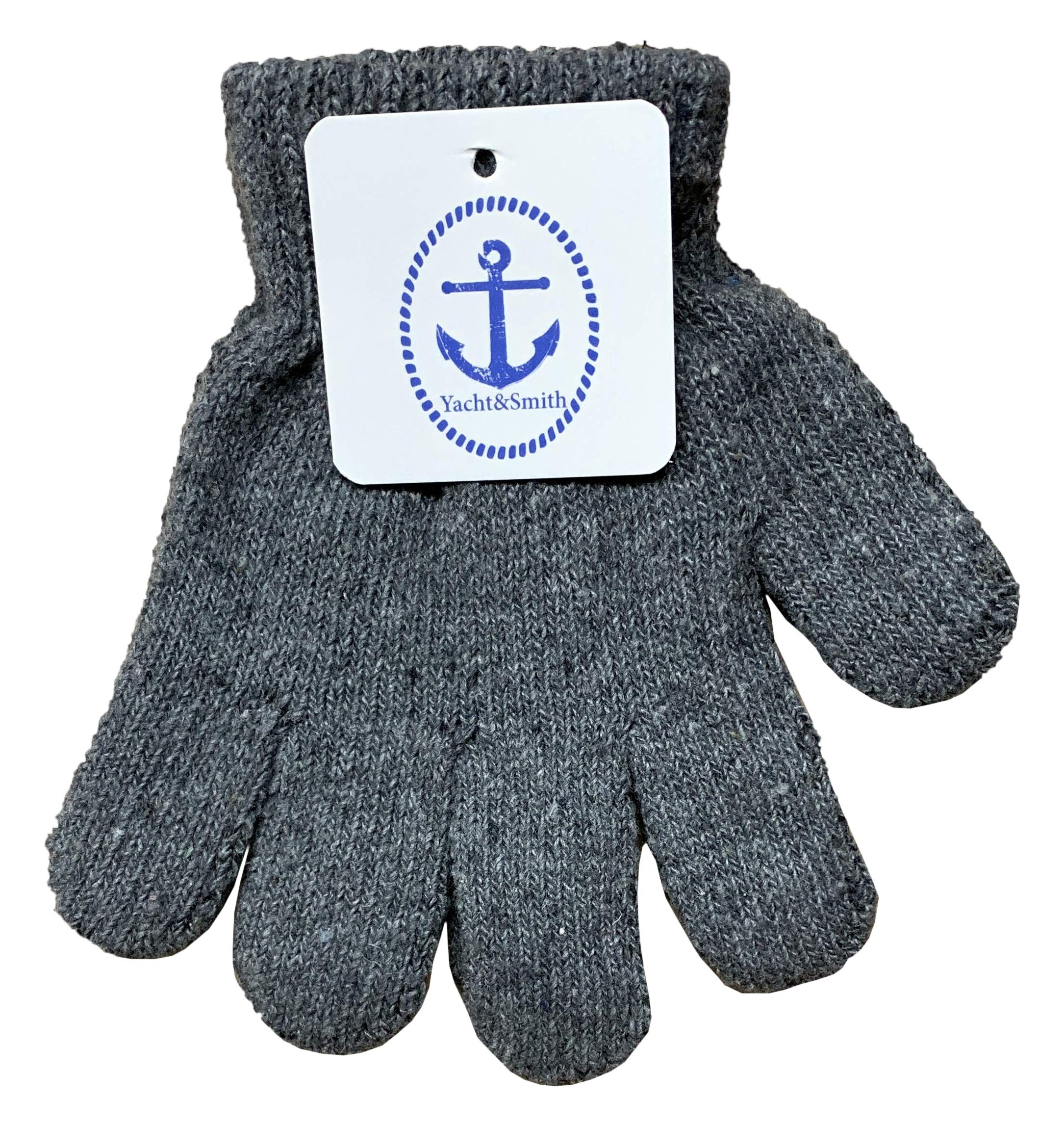 Yacht & Smith Wholesale Winter Beanie & Glove Sets for Kids & Adults - Bulk Pack for Homeless Donations, Shelters & Cold Weather Protection