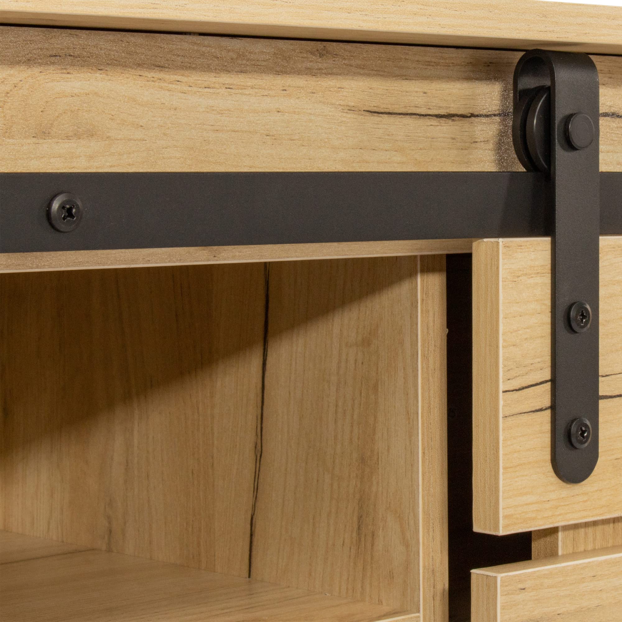 Yoglad Modern Buffet Sideboard Storage Cabinet with Shelf - Stylish Living Room Console for Home Organization & Decor | Perfect for Dining Room, Hallway & Entryway Storage