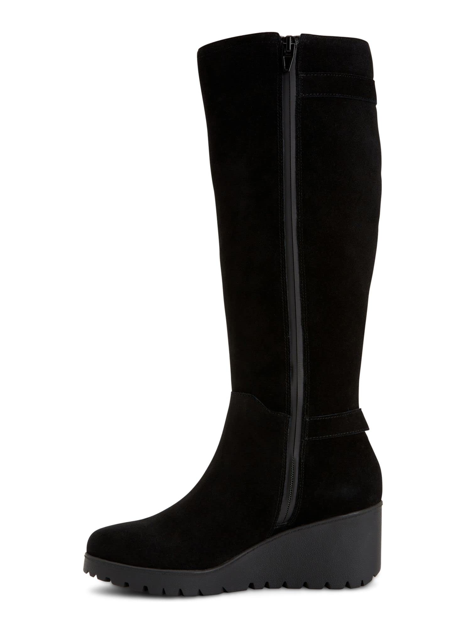 Giani Bernini Women's SANNAA Knee-High Boots with Padded Insole & Wedge Heel - Comfortable Winter Fashion Boots for Casual Wear, Office & Night Out