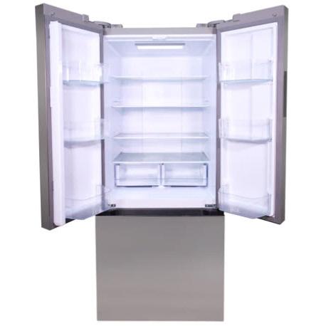 Avanti 29.5 Inch Freestanding French Door Refrigerator - 17.5 Cu. Ft. Capacity, 3 Door Design, Stainless Steel Finish (FFFDS175L3S) - Perfect for Modern Kitchens, Open Floor Plans & Entertaining Spaces