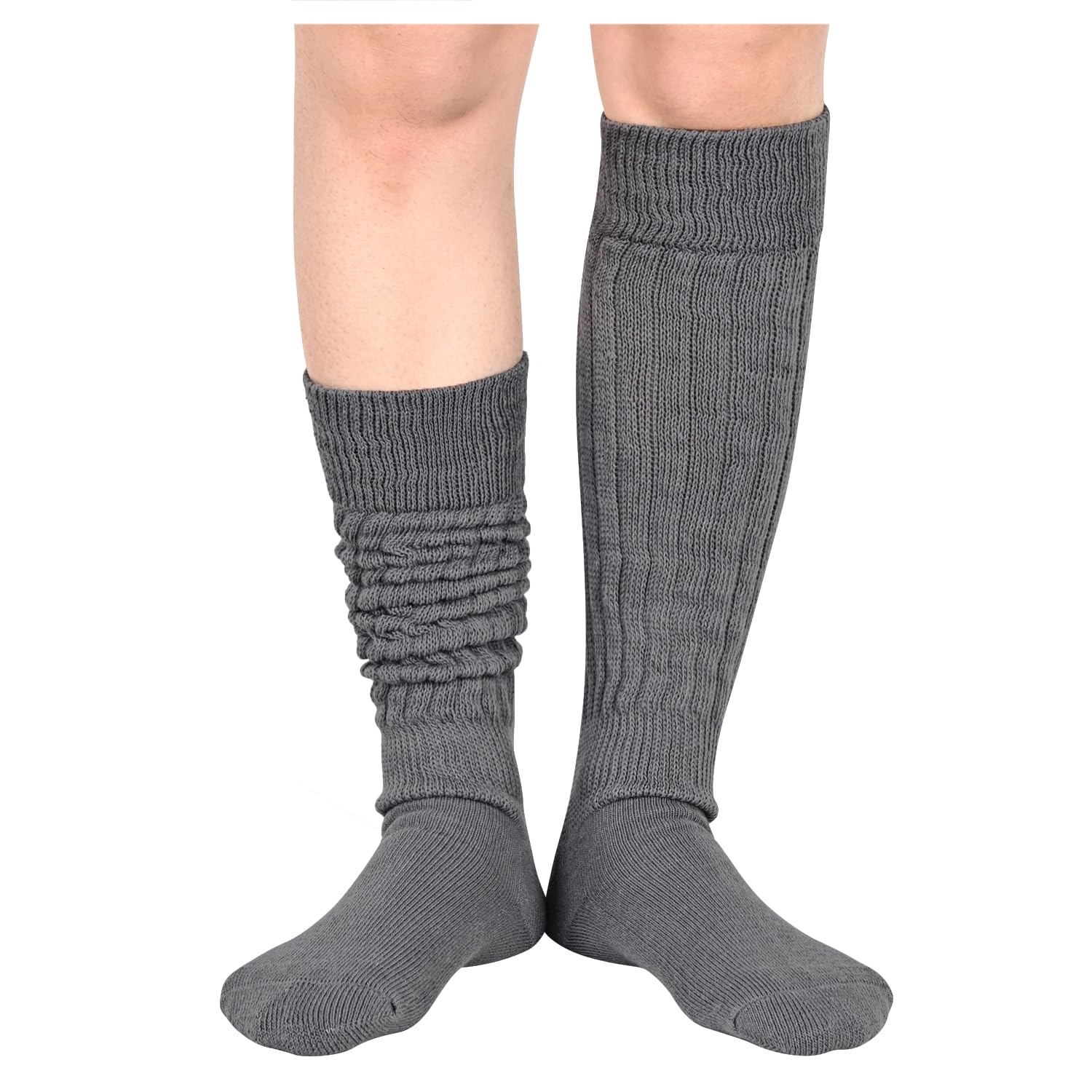 Zmart Women's Slouch Socks - Cozy Scrunch Socks 80s Retro Style (White, Black, Orange, Cream) - Perfect for Casual Wear, Dance, and 80s Themed Parties