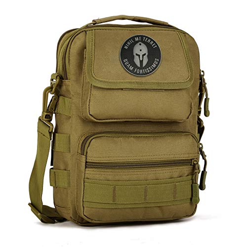 Nihil ME Terret PVC 3D Rubber Patch - Spartan Army Military Hook & Loop Morale Patch - Tactical Emblem Applique Combat Badge (Gray) - Perfect for Tactical Gear, Backpacks, Jackets & Military Uniforms