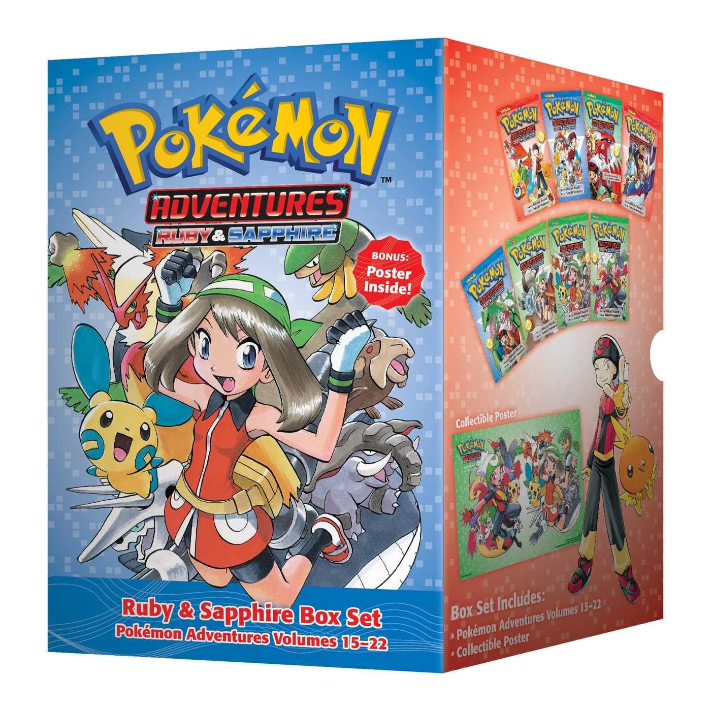 Pokémon Adventures Ruby & Sapphire Box Set Volumes 15-22 | Complete Manga Collection | Perfect for Fans, Collectors & Gift Giving | Great for Reading, Display & Pokémon Enthusiasts