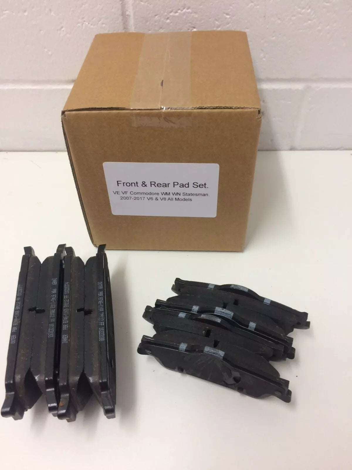 Genuine VE VF Commodore WM WN Statesman Front & Rear Brake Pads Set for V6 & V8 Engines - Perfect for Daily Driving and Performance Upgrades