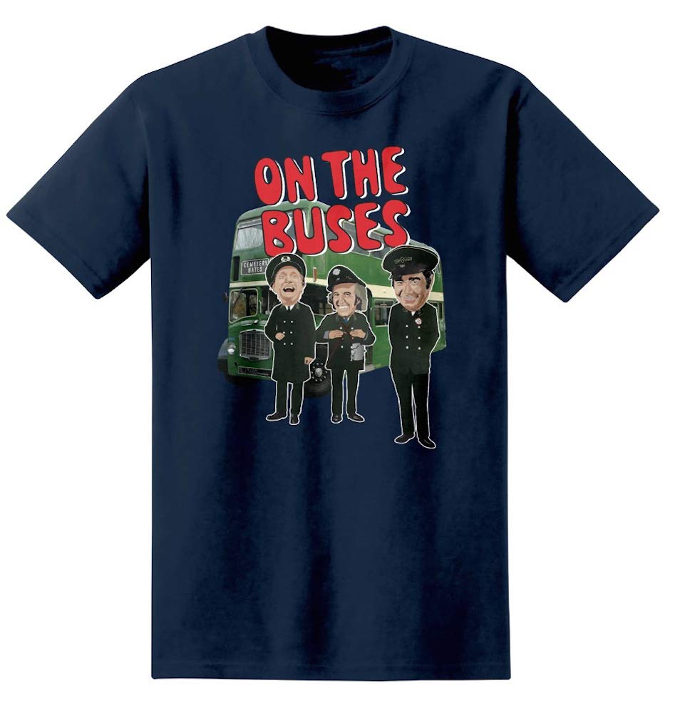 On the Buses Stan Butler Blakey and Jack Vintage TV Show T-Shirt - Classic British Comedy Fan Gift & Collectible Merchandise - Perfect for Cosplay, TV Show Parties, and Nostalgic Fashion