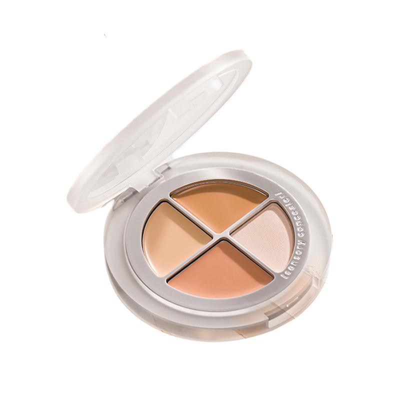 UNNY Sensation Flawless Quad Concealer Palette - 4 Shades for Dark Circles, Blemishes & Contouring | Perfect for Everyday Makeup & Professional Use