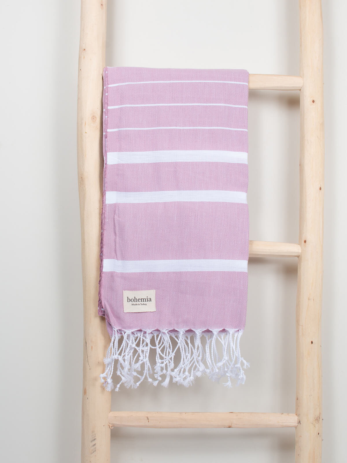 Vintage Pink Ibiza Summer Hammam Towel - Soft Cotton Beach Towel for Pool, Yoga & Travel - Perfect for Beach, Spa & Home Use
