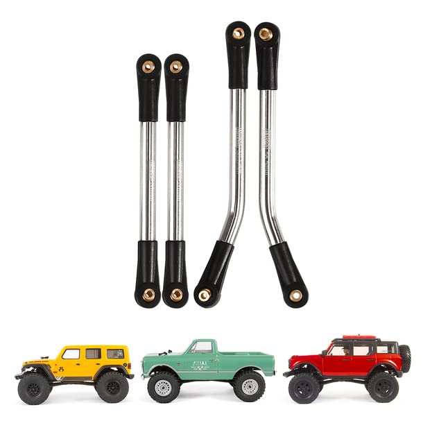 INJORA High Clearance Links Kit for Axial SCX24 C10 JLU Bronco AXI00006 - 1/24 Scale RC Crawler Car Upgrade Parts - Perfect for Off-Road Trails and Rock Crawling