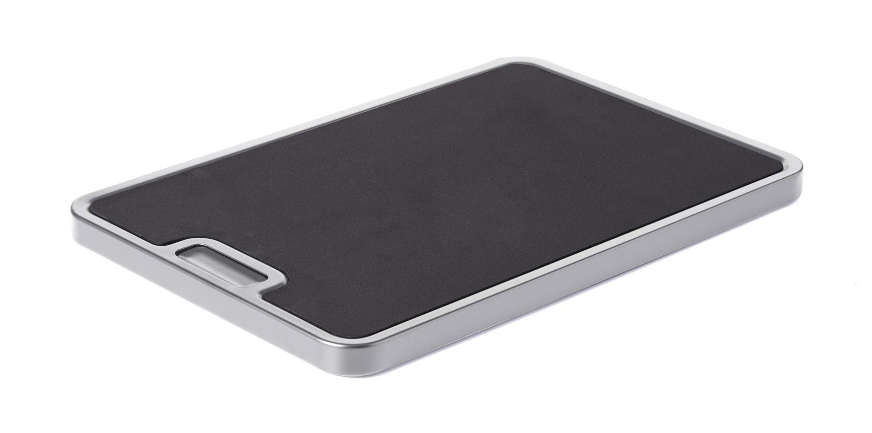 Silver Nifty Medium Appliance Rolling Tray - Kitchen Counter Organizer with Non-Slip Pad & Integrated Wheels for Coffee Maker, Blender, Toaster, Stand Mixer - Perfect for Small Spaces & Easy Appliance Mobility in Home Kitchen