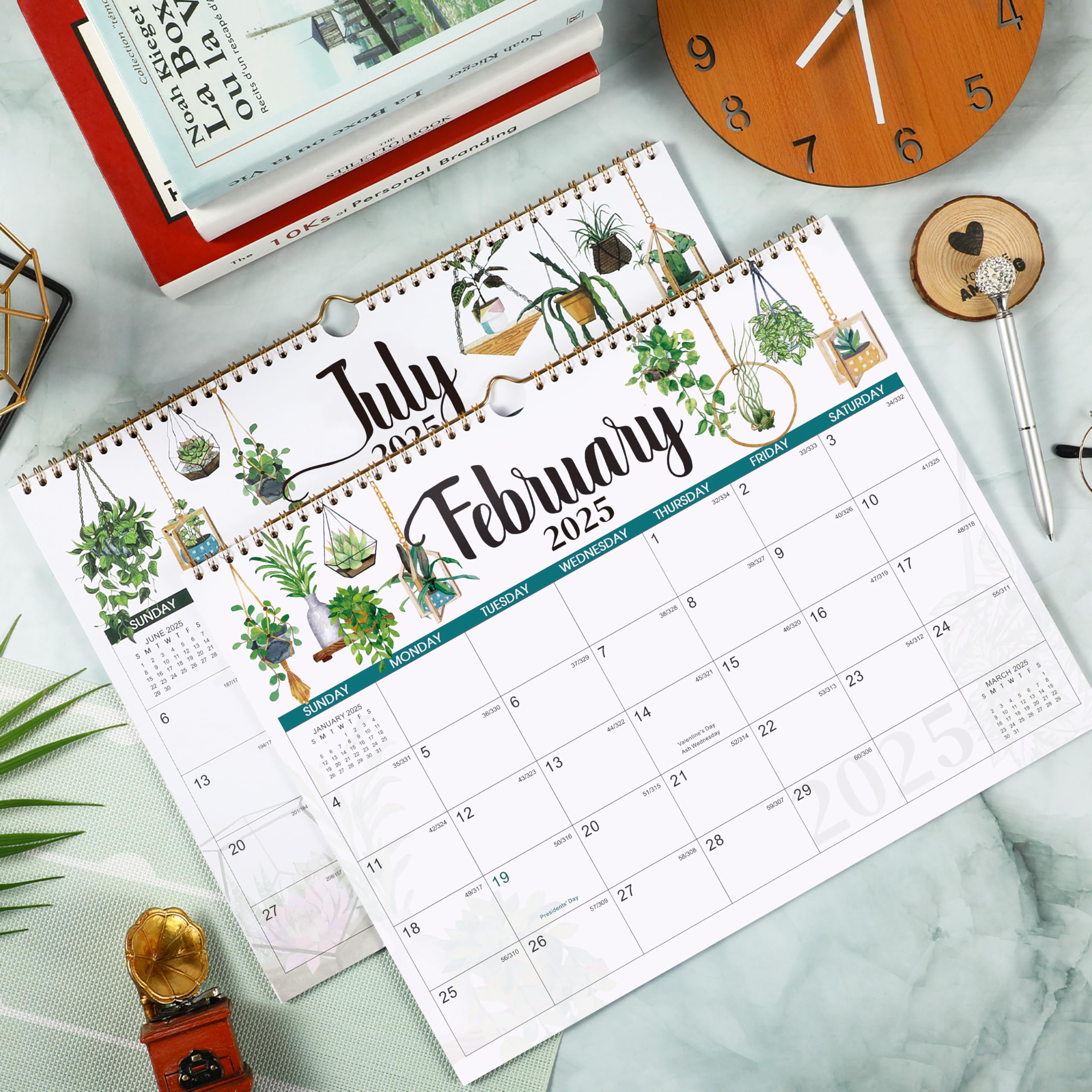2025 Wall Calendar - 12 Month Large Format Planner (14.8