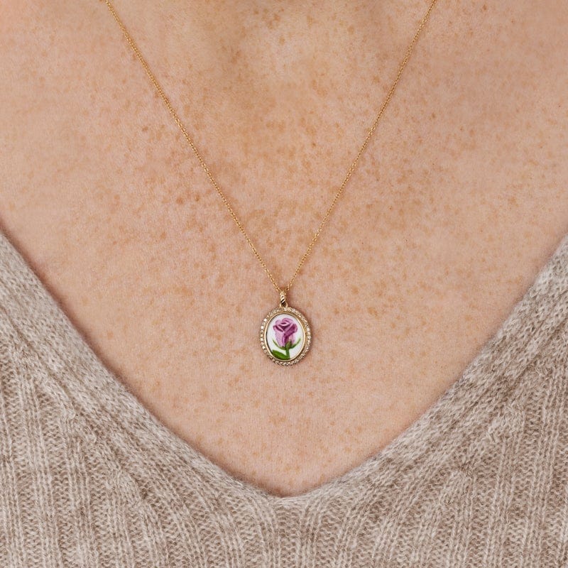 She Blooms Necklace - Elegant Floral Pendant Jewelry for Women | Perfect for Weddings, Anniversaries & Everyday Wear