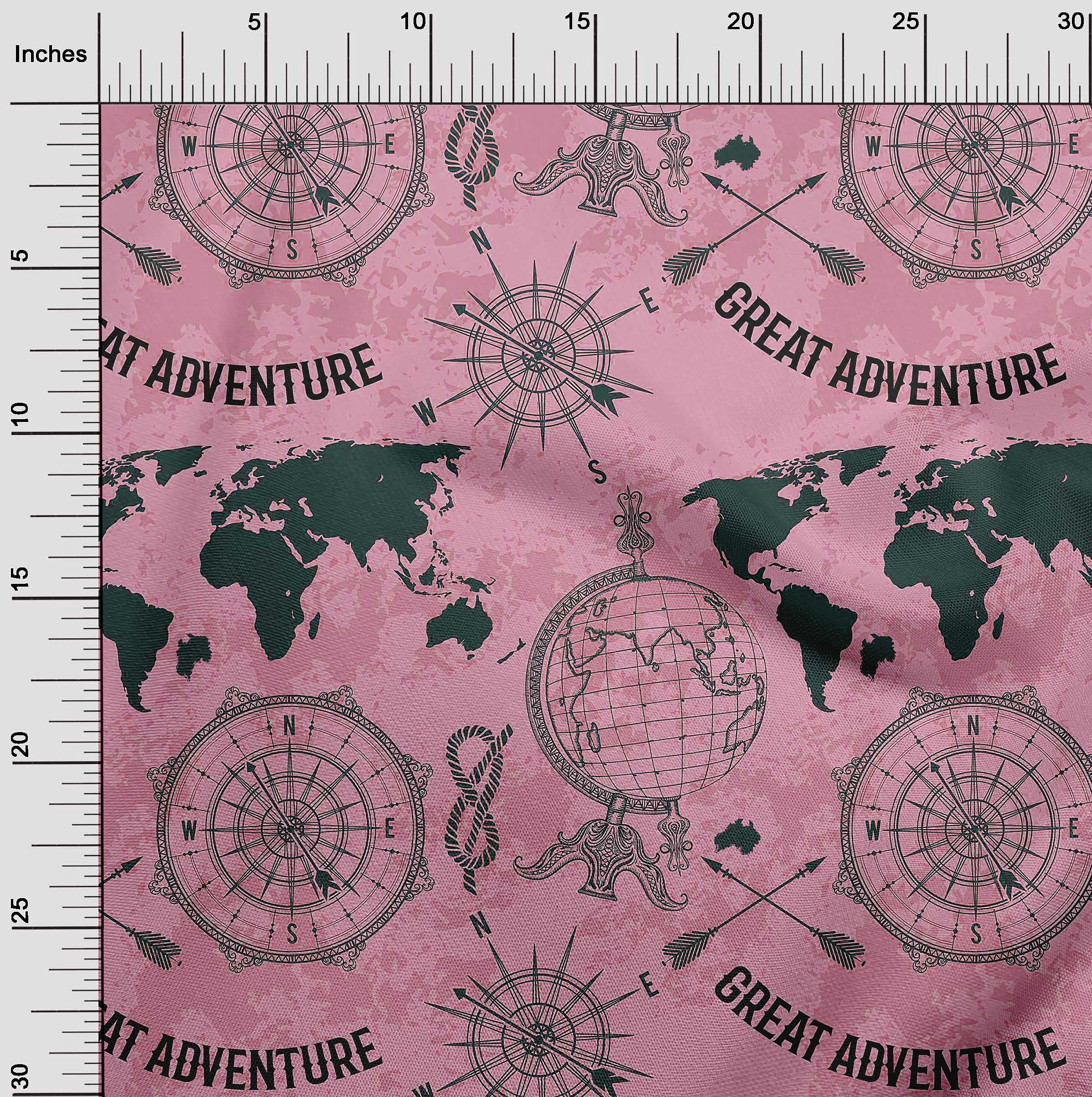 oneOone Cotton Flex Light Pink Fabric - 40 Inch Wide Tea Kettle Dress Material & Print Fabric by The Yard | Perfect for DIY Dresses, Skirts, and Home Decor Projects