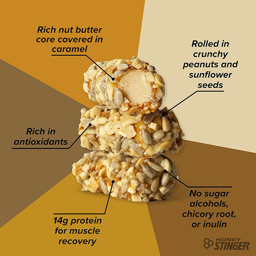 Organic Peanut Sunflower Seed Nut & Seed Bar - High Protein Snack for Hiking, Travel & Healthy On-the-Go Energy Boost
