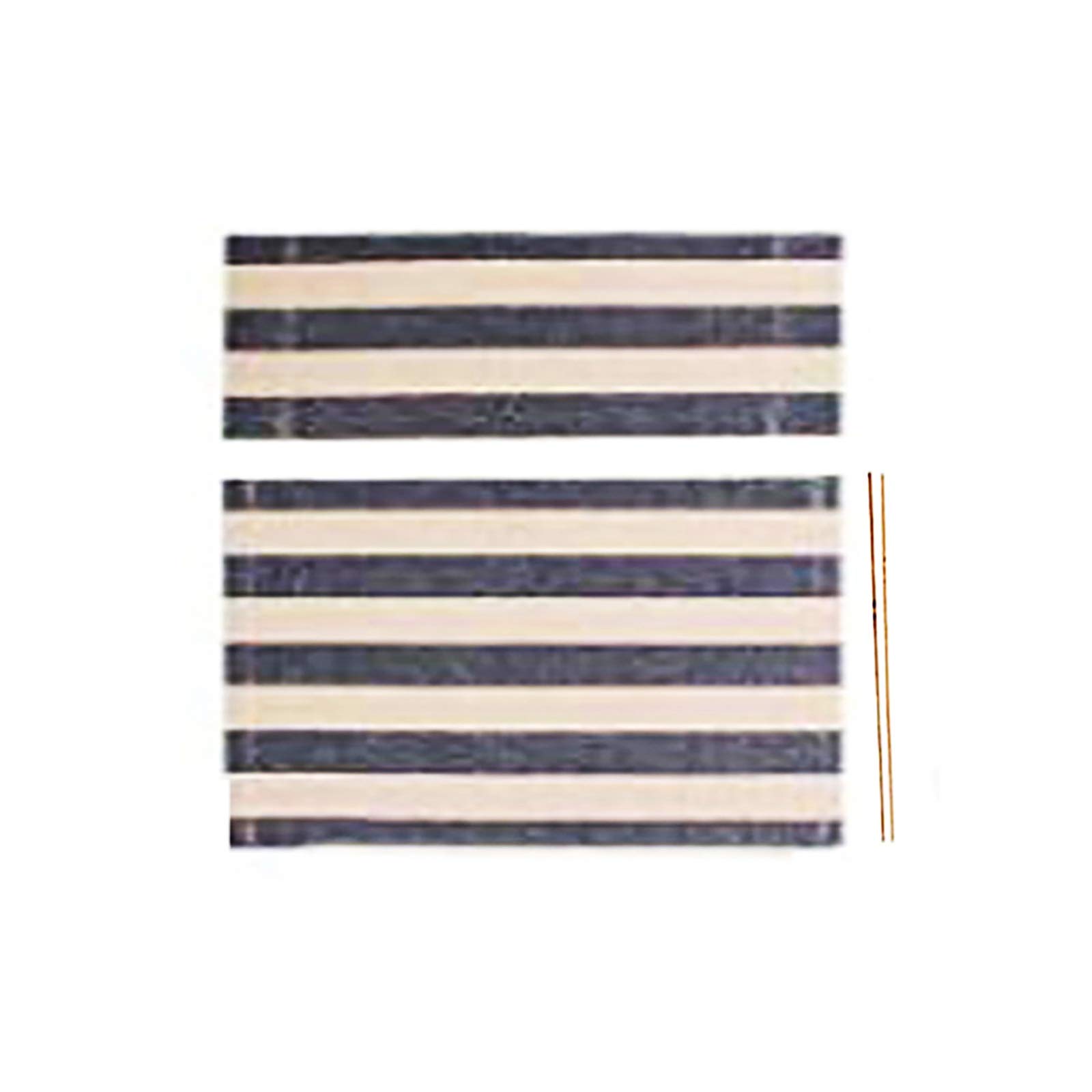 RXJYT Replacement Canvas Cover for Director's Chair - Striped Seat Cover with Round Stick, Fits Straight Leg & Foldable Director Chairs - Perfect for Patio, Beach, Camping, and Outdoor Events
