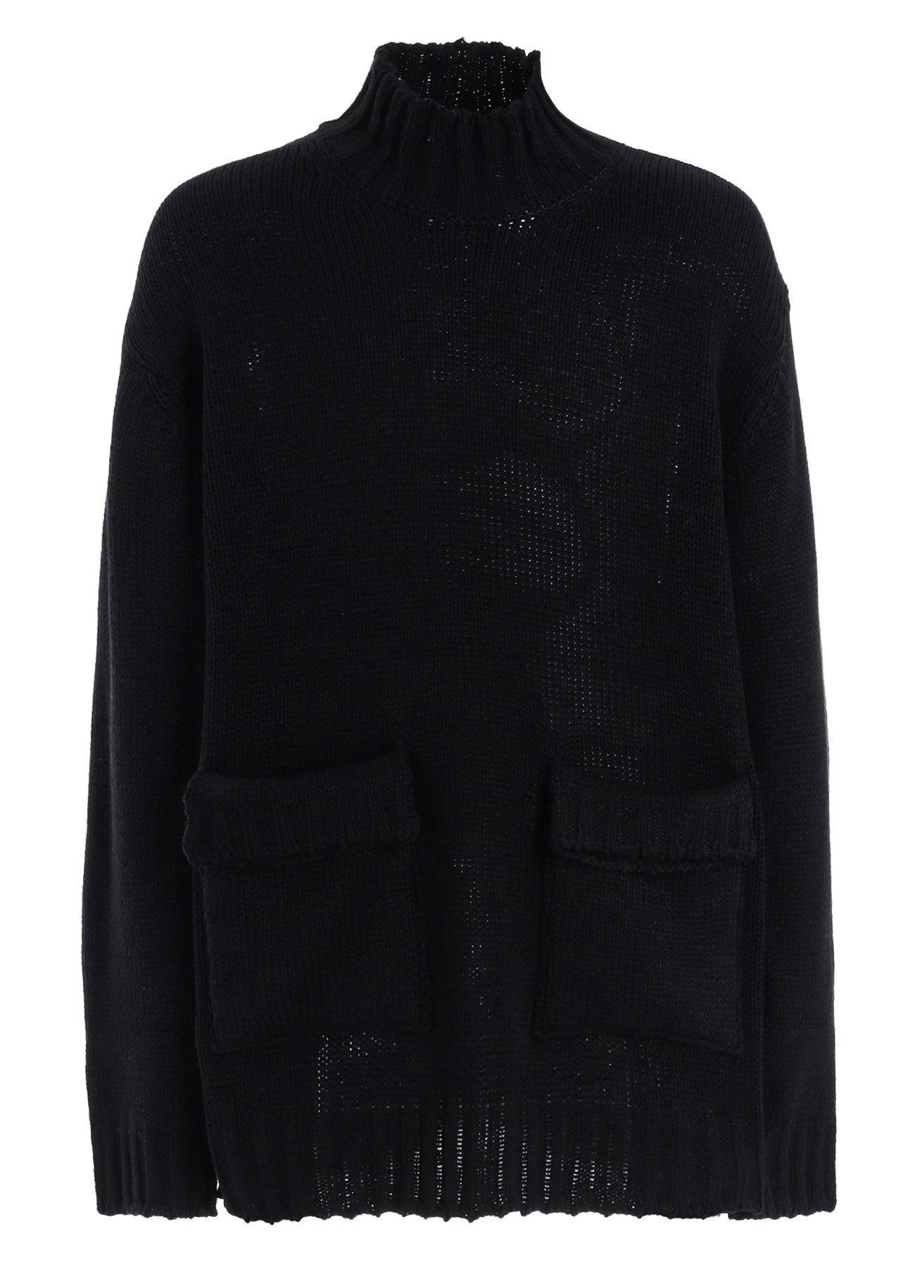 BULKY WOOL SWEATER - HIGH NECK KNIT WITH LARGE POCKETS | Warm Winter Pullover for Women | Perfect for Cold Weather, Office Wear & Casual Outfits