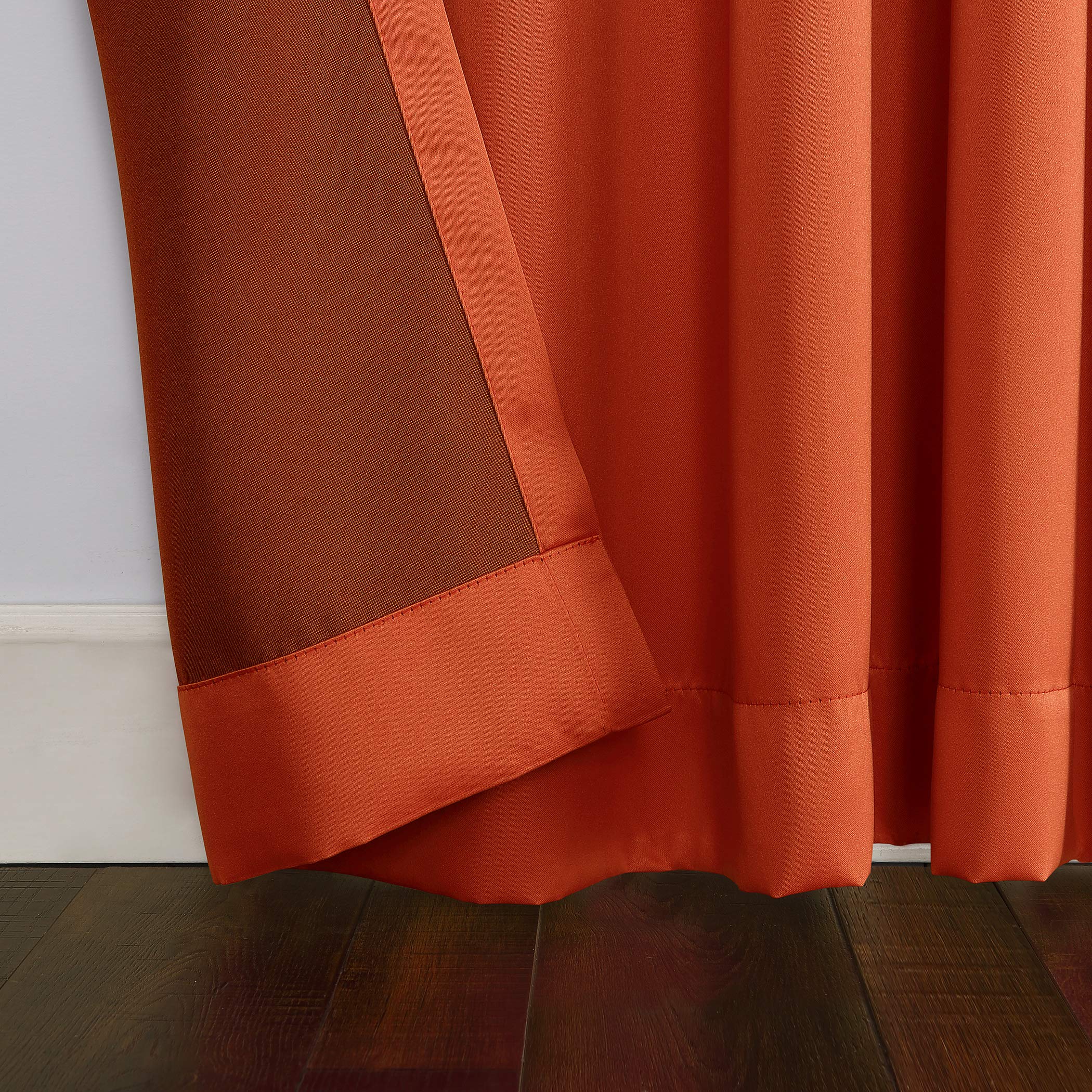 Sun Zero Barrow Blackout Grommet Curtain - Single Panel for Bedroom & Living Room