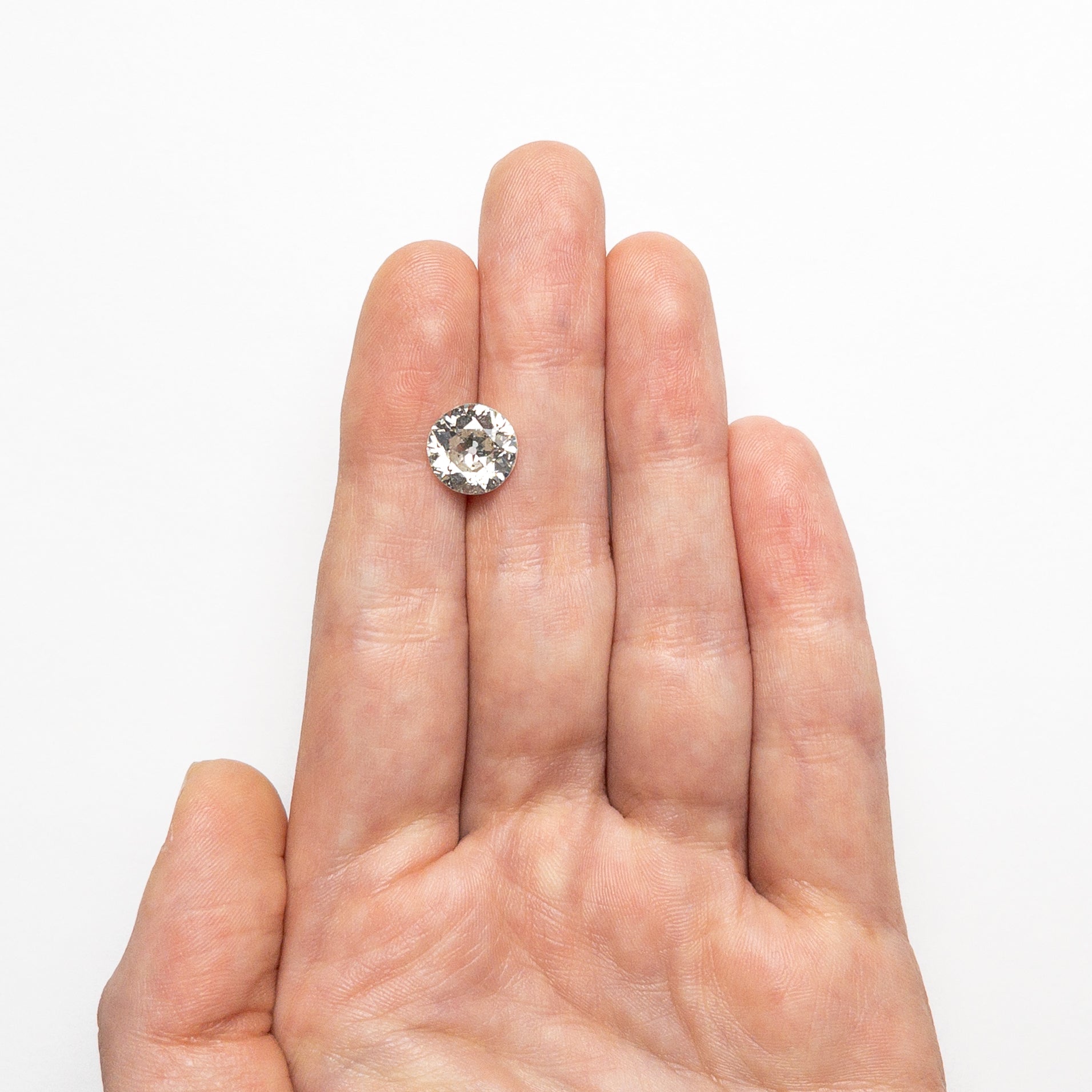 2.73ct Antique Old European Cut Diamond (9.31x9.19x4.74mm, I1 J K) - Vintage Engagement Ring Center Stone for Wedding & Anniversary Jewelry