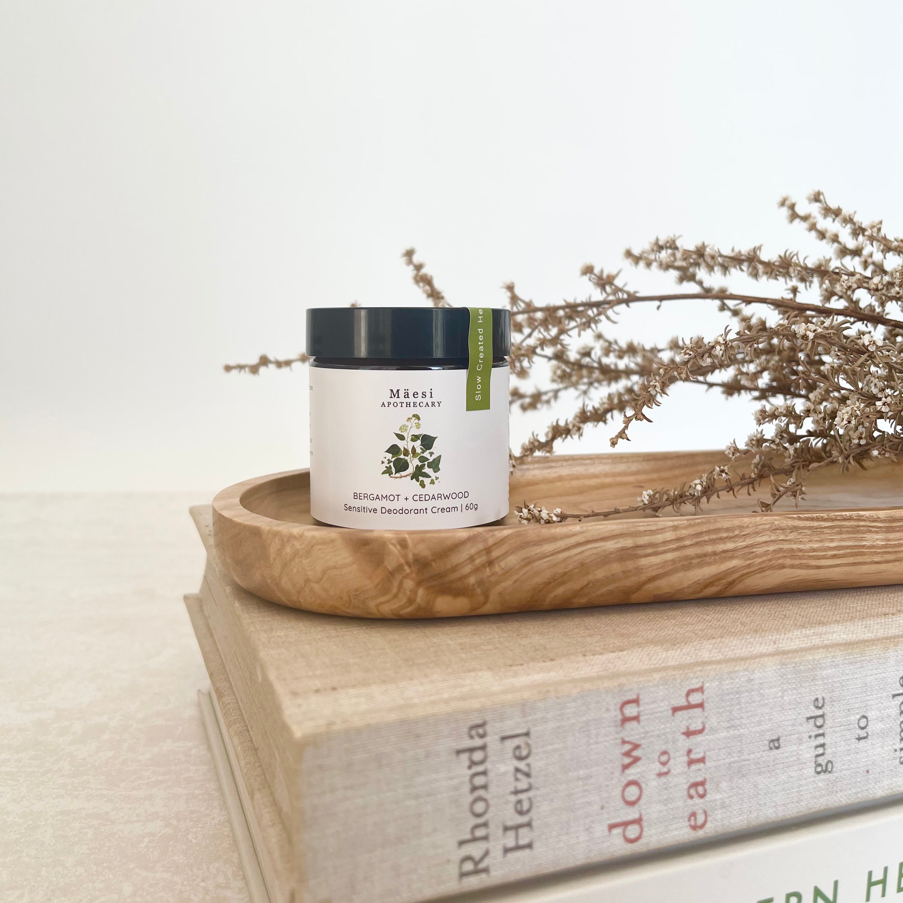 Natural Sensitive Skin Deodorant with Bergamot & Cedarwood | Aluminum-Free, Gentle Formula for Men & Women | Ideal for Daily Use, Gym & Outdoor Activities