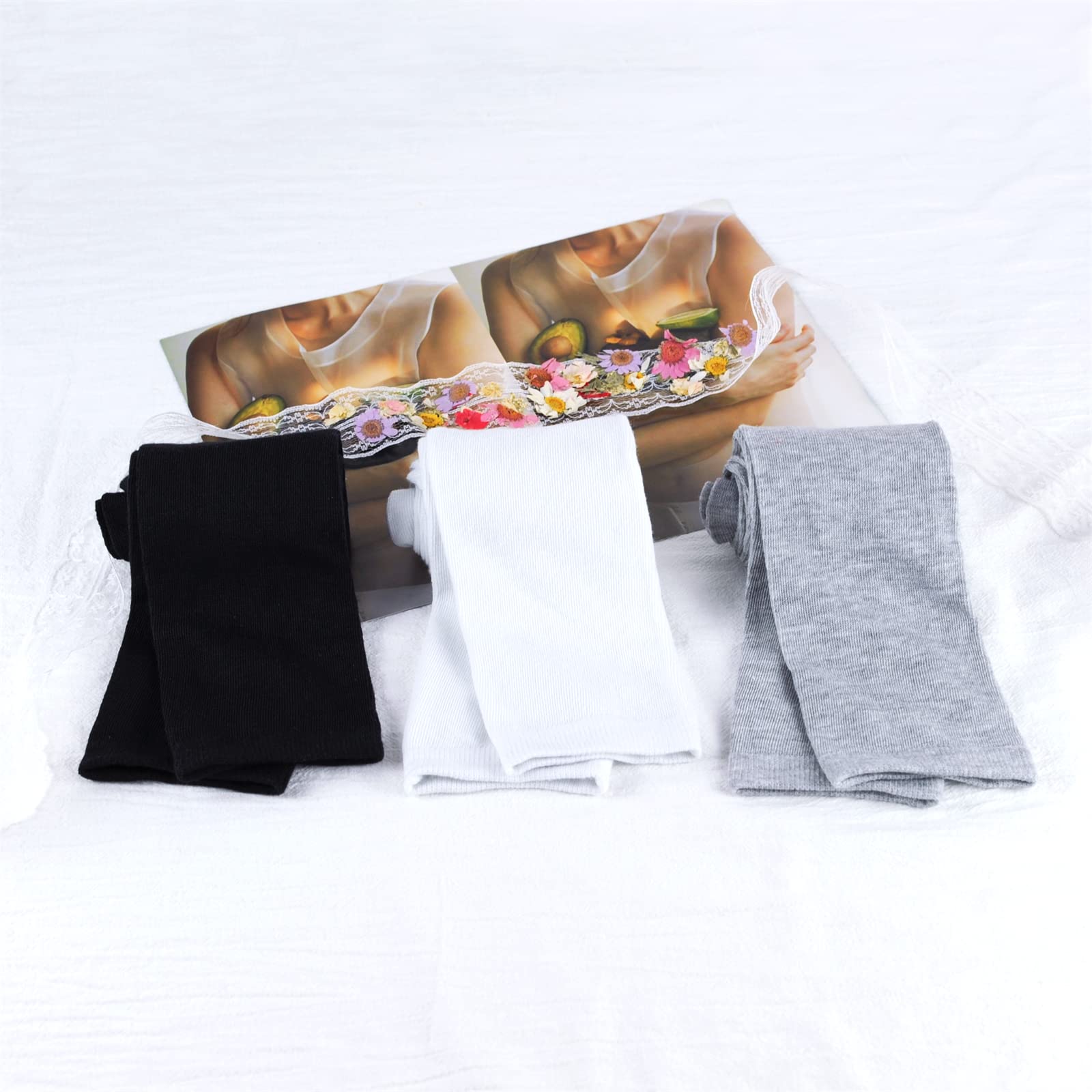 Intgoodluckycc Women's Over The Knee Socks - Thigh High Socks for Women, Long Knee High Stockings - Perfect for Winter, Cosplay & Fashion Outfits