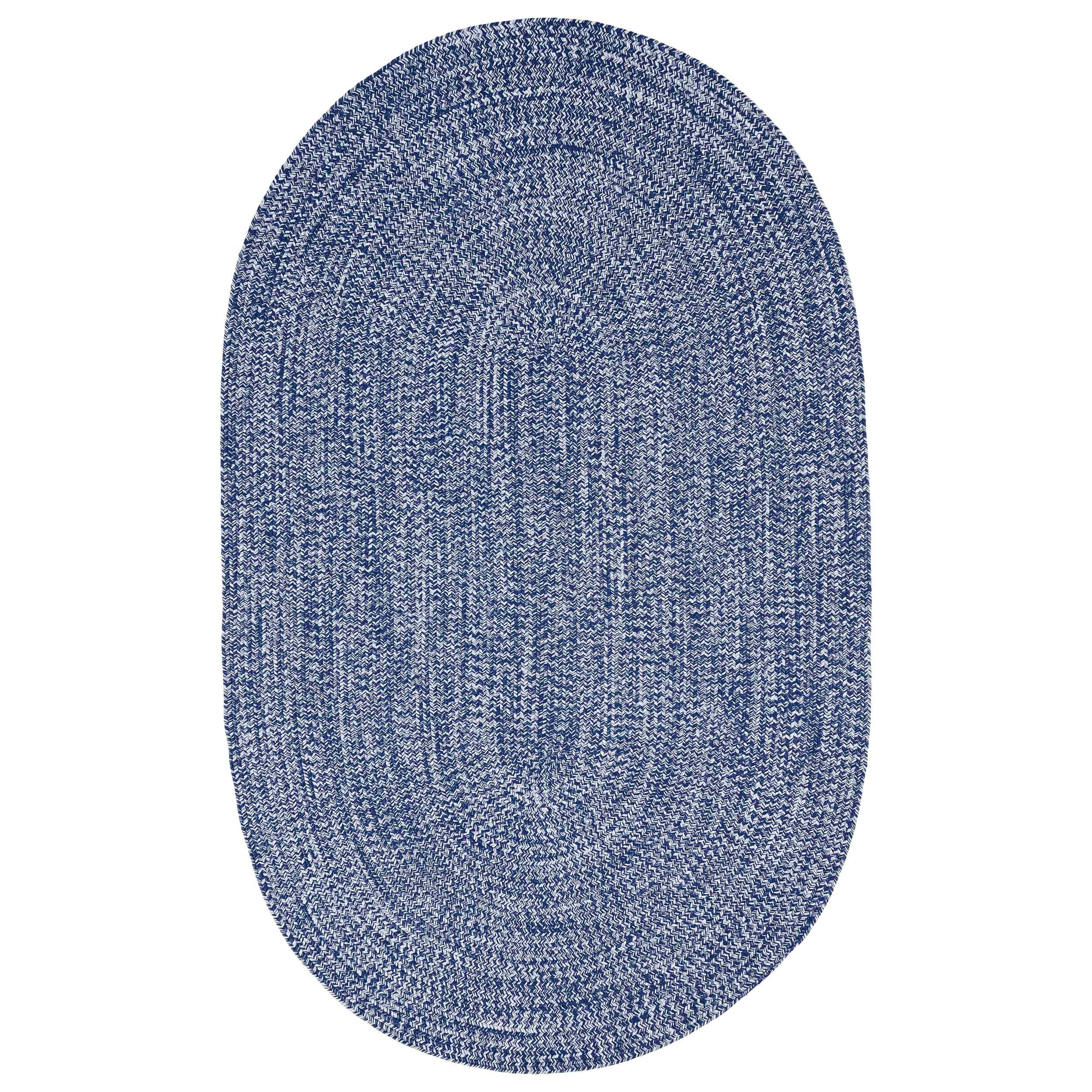 Reversible Braided Area Rug - Non-Slip Two Tone Indoor/Outdoor Rug for Living Room, Bedroom, Patio - Soft & Durable Home Decor