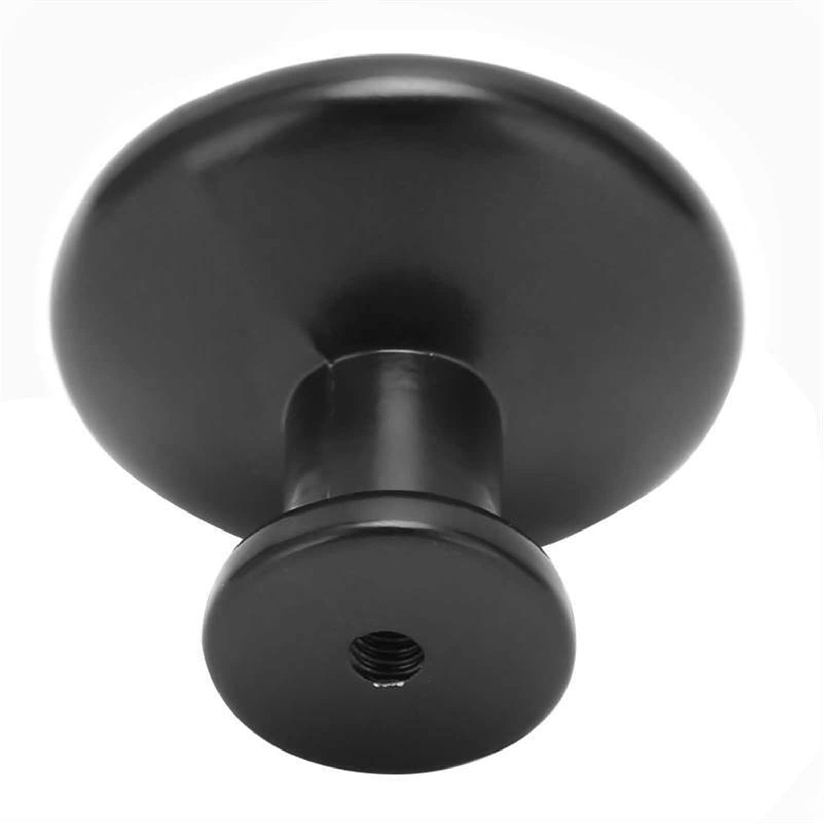 Premium Black Zinc Alloy Cabinet Handles - 10 Pack Matte Finish Pull Handles & Knobs for Wardrobe, Bathroom, Bedroom Doors - Durable Modern Hardware for Kitchen Cabinets, Dressers & Furniture Upgrades