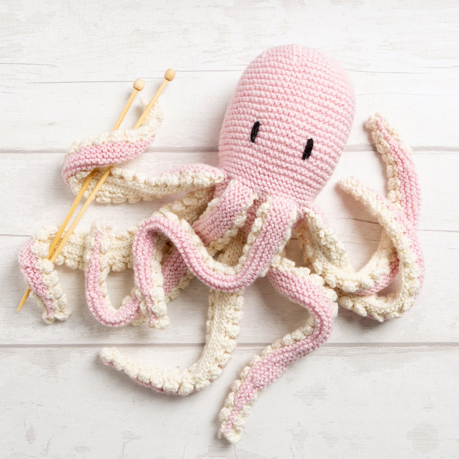 Robyn Octopus Knitting Kit - Complete DIY Crochet Set for Beginners & Experts - Perfect for Handmade Gifts, Home Decor & Stress Relief