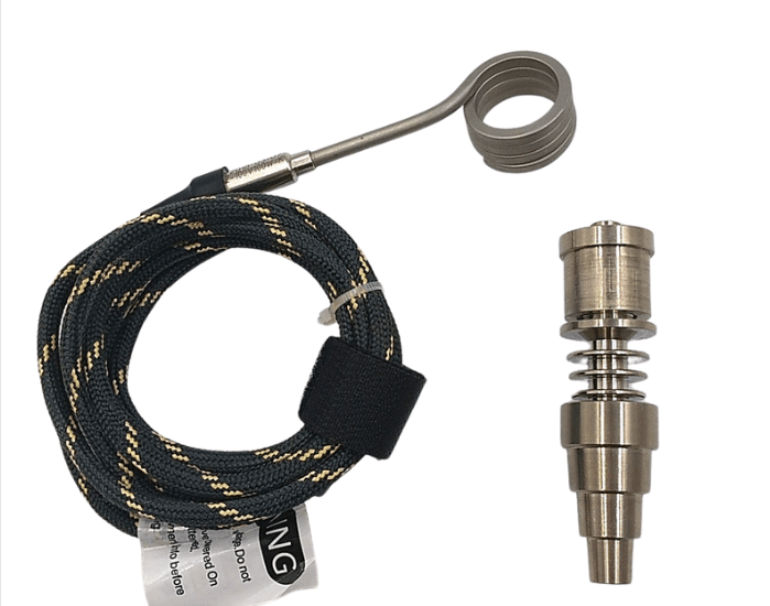 10mm 16mm 20mm Enail Heating Coil for Dab Rigs - High Quality Electric Dab Nail Coil with Power Cord - Perfect for Concentrate Vaporizers & E-Rigs