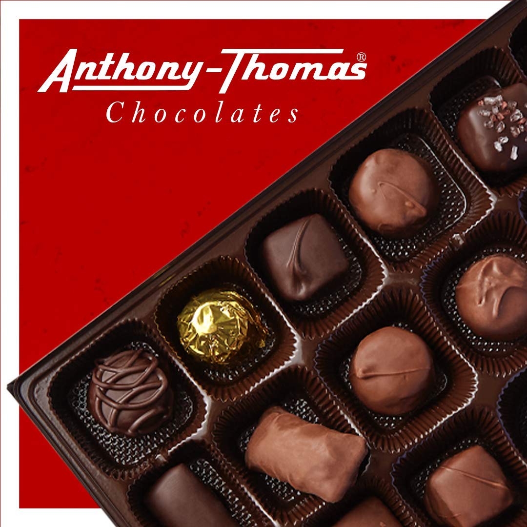 Anthony Thomas Ohio State Buckeyes Box - 6 Count Delicious Peanut Butter & Milk Chocolate Buckeyes | Great Tasting Snacks for Gifts, Parties & Game Day Treats