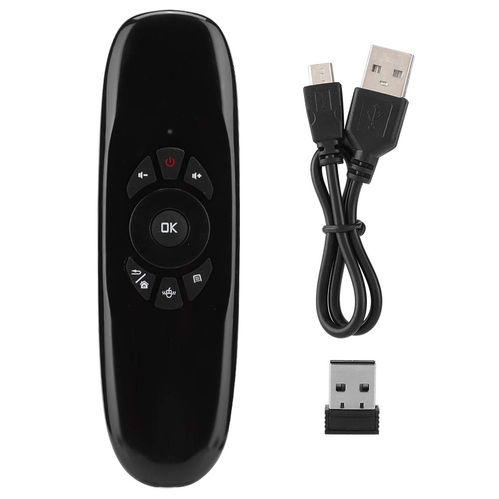 Wireless Flying Mouse Keyboard Remote Control C120 - 2.4G USB Wireless Presenter for PowerPoint Presentations, Teaching, and Business Meetings