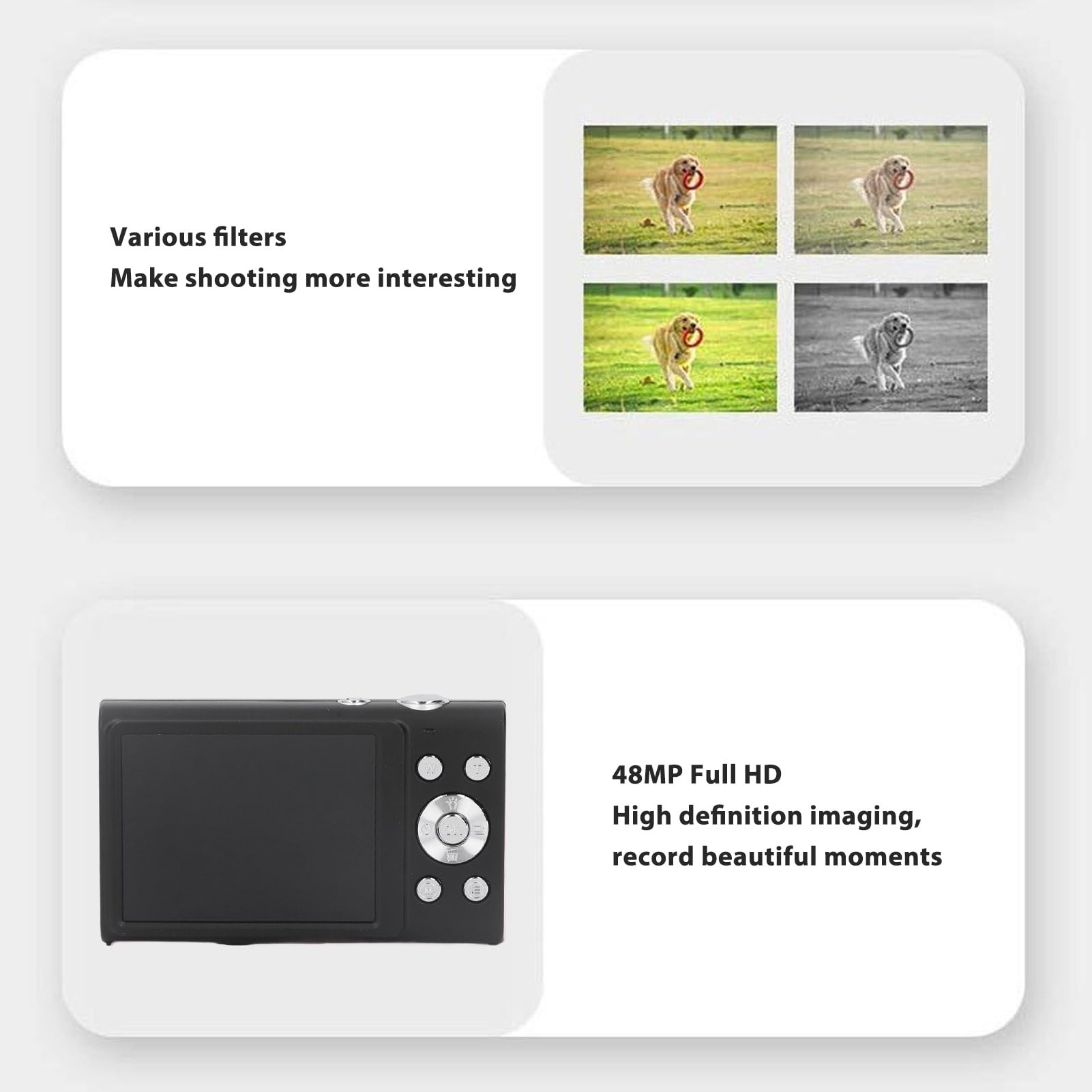 4K Vlogging Camera with 2.8