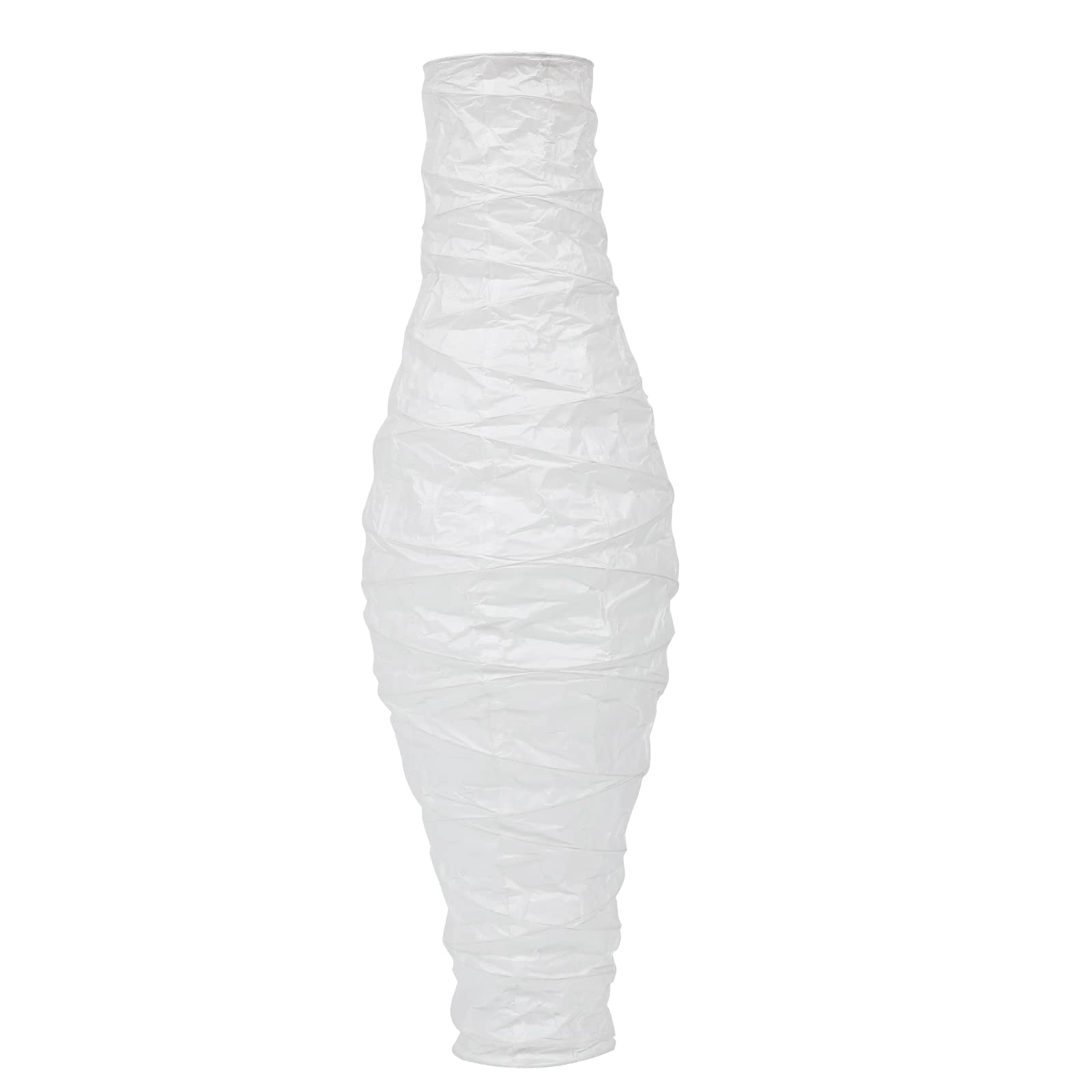 Nordic Style Paper Floor Lamp Shade - Minimalist Vertical Standing Light Cover for Living Room, Bedroom & Office Decor - Creative Modern Indoor Lighting Solution