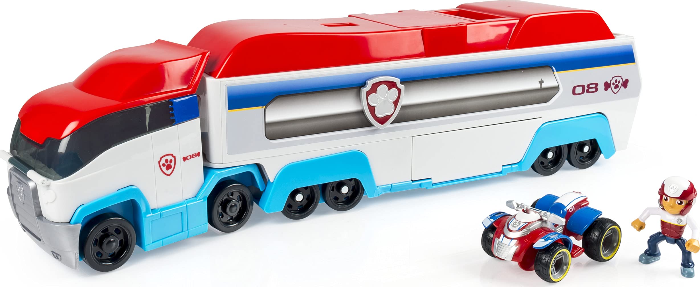 PAW Patrol Ultimate Rescue Vehicle Toy Set - Large ATV Transport & Patroller with Ryder Figure & Authentic Sounds - Adventure Bay Rescue Playset for Kids Ages 3+ | Birthday Gift & Pretend Play Scenarios