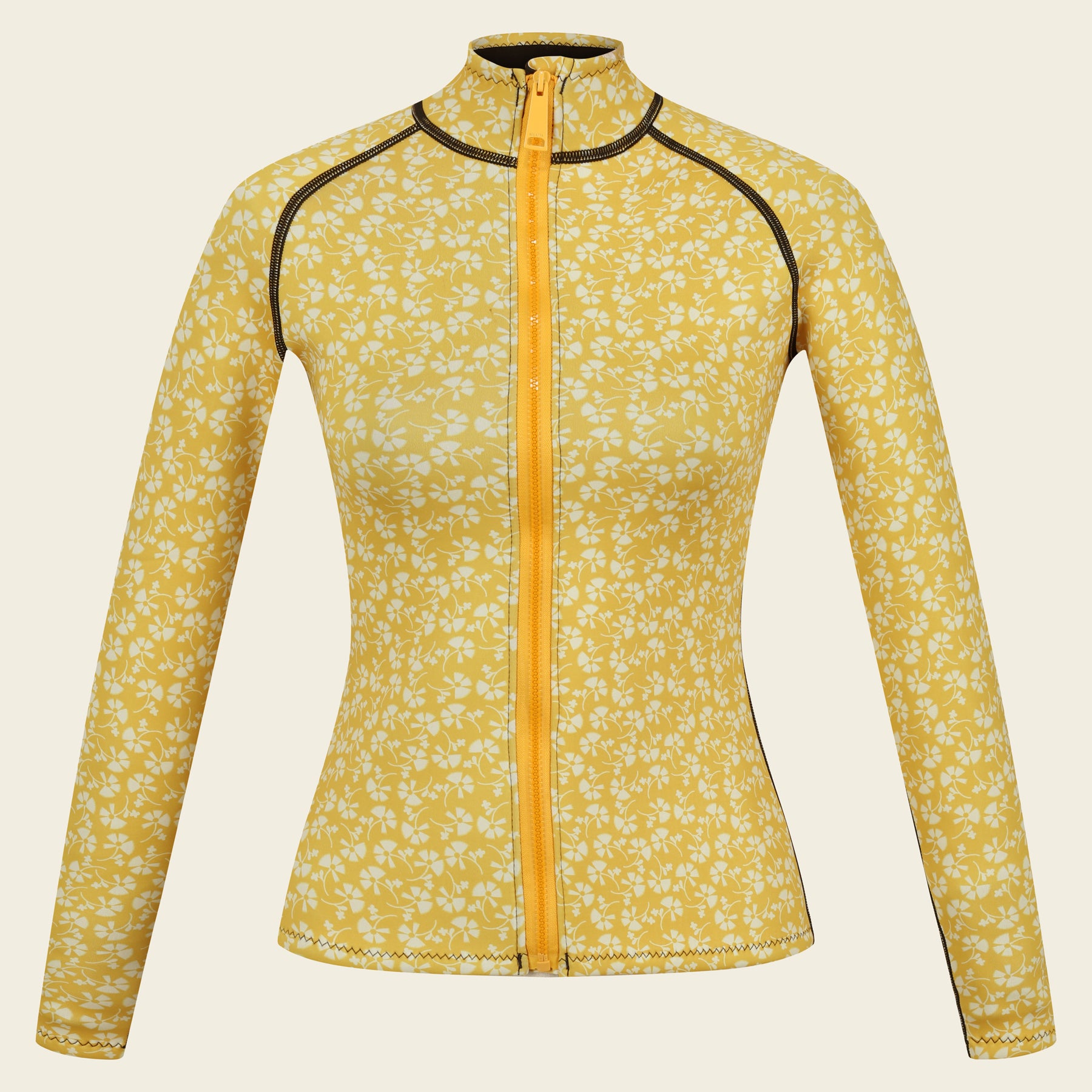 Scuba Top - Yellow Parsley | Women's Swimwear for Scuba Diving & Beach Vacations | Perfect for Pool Parties & Water Sports