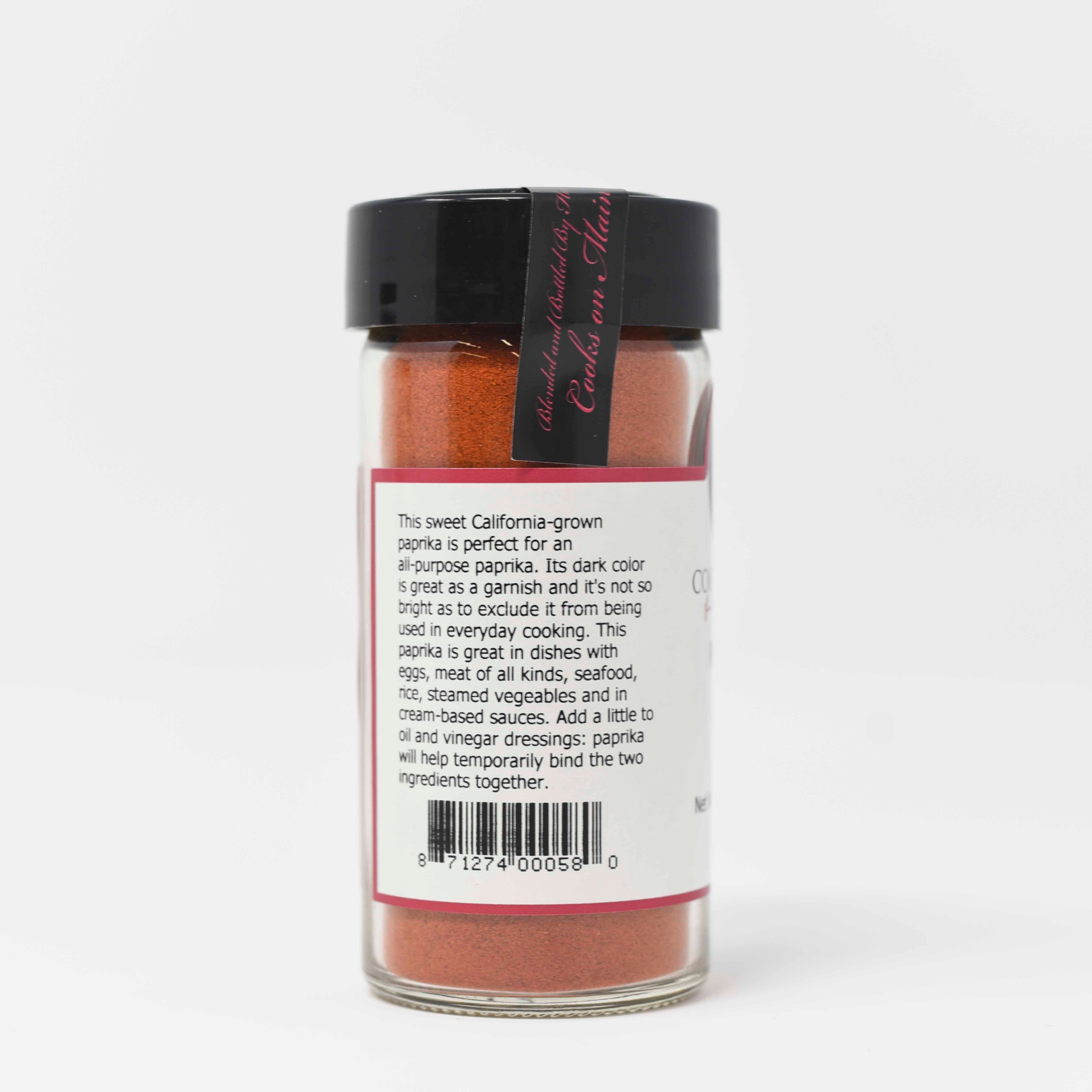 Premium California Paprika Powder - All Natural, Non-GMO, Gluten-Free Spice for Cooking, BBQ & Seasoning | Perfect for Grilling, Soups & Homemade Seasoning Blends