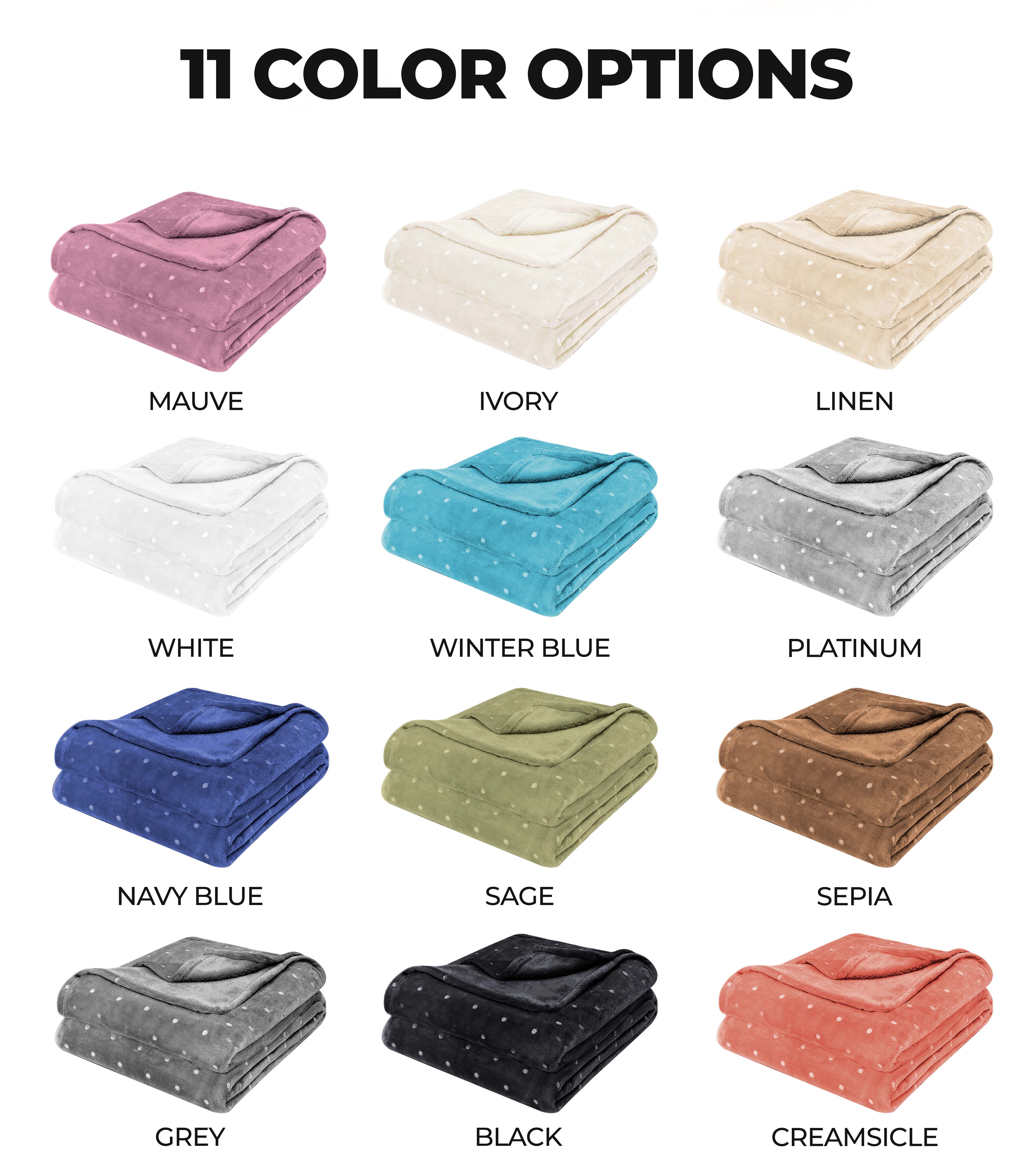 CozySoft Fleece Plush Blanket - Medium Weight, Ultra Soft & Fluffy - Perfect for Sofa, Bed, Couch & Home Decor - Warm Throw Blanket for Winter, Gifts & Cozy Nights