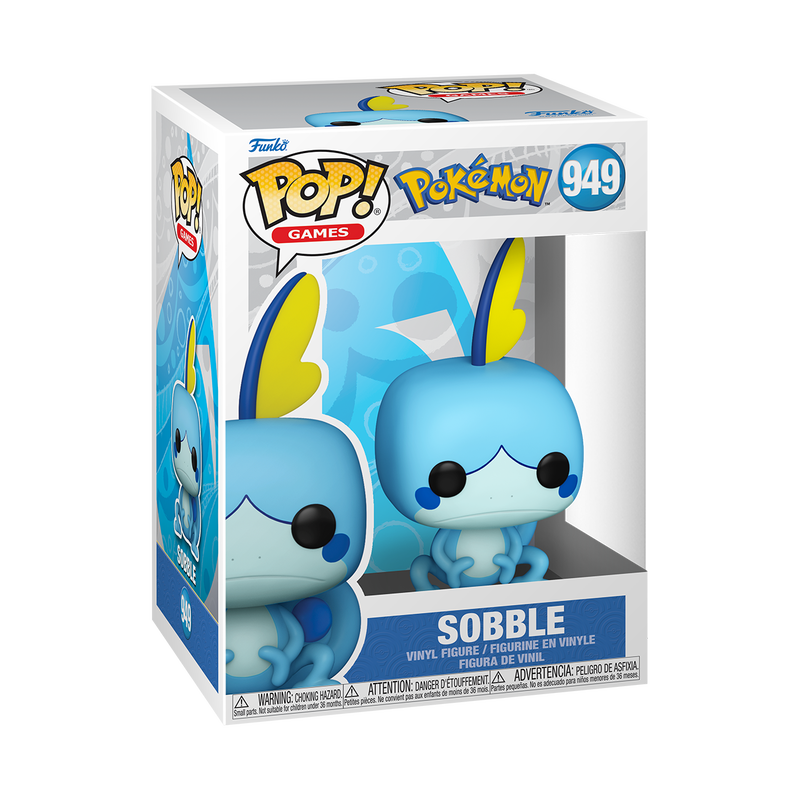 Sobble Funko Pop Pokemon Figure #949 with Protector Case - Perfect for Collectors, Gifts, and Pokemon Displays