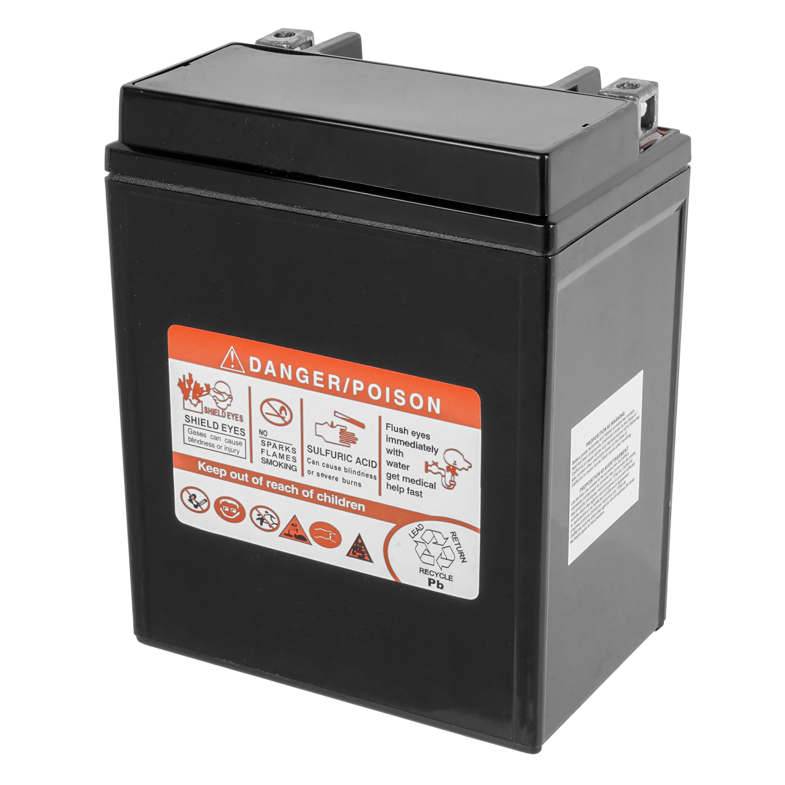Caltric AGM Battery for Yamaha Bear Tracker 250 (1999-2003) - Off-Road Power